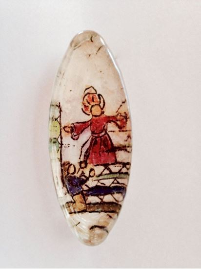 Picture of Brooch, Fat Lady Sings under Glass