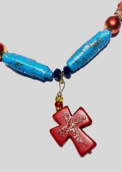 Picture of Necklace with red cross